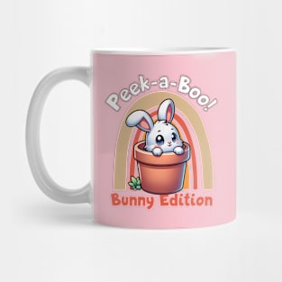 Peek-A-Boo! Bunny in Pot Mug